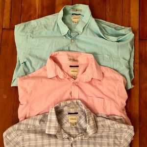 3 Men’s Dress Shirts, Large